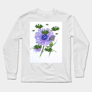 Butterflies and Strange Dragonflies Long Sleeve T-Shirt